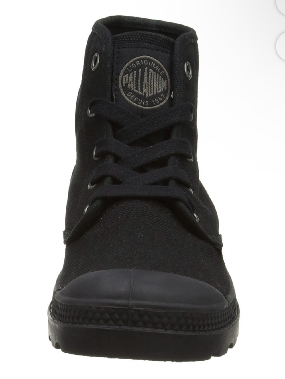 NEW PALLADIUM MENS CANVAS PAMPA HI BOOT BLACK SIZE 7.5 - Picture 4 of 15